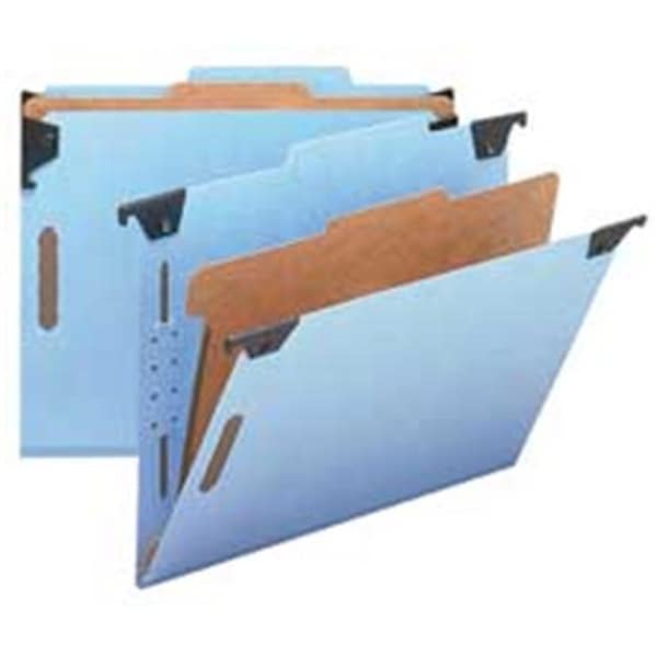 Smead Smead Manufacturing Company SMD65115 Hanging Classification Folder- 2 Dividers- Letter- Blue SMD65115 - main